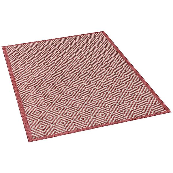Merinos Flachwebteppich Maestro rosa B/L: ca. 80x150 cm günstig online kaufen