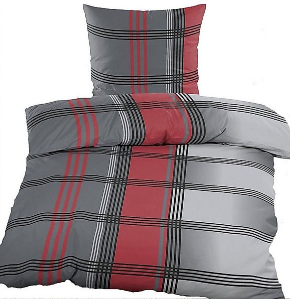 KH-Haushaltshandel Bettwäsche 2-tlg. Bettwäsche Biber Winter Bettwäsche 135 günstig online kaufen