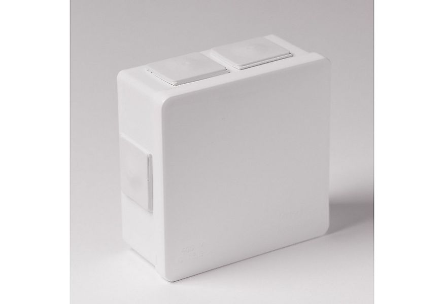 Kabelbox Abzweigkasten Aufputz-Feuchtraum 002-01 Verbindungsdose 80x80x32 m günstig online kaufen