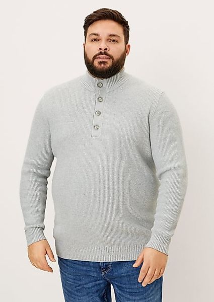 s.Oliver Strickpullover Pullover mit Stehkragen günstig online kaufen