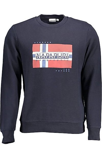 Napapijri Sweatshirt Herren Sweatshirt Blau - Langarm, Rundhals, mit günstig online kaufen