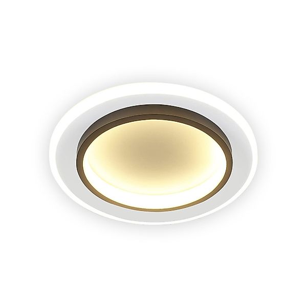 Nettlife LED Deckenleuchte Schwarz Eckig 23W/20W günstig online kaufen