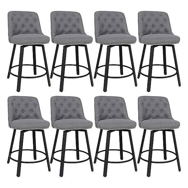 Puluomis Esszimmerstuhl 2/4/6/8er Set Gepolsterter Barstuhl, günstig online kaufen