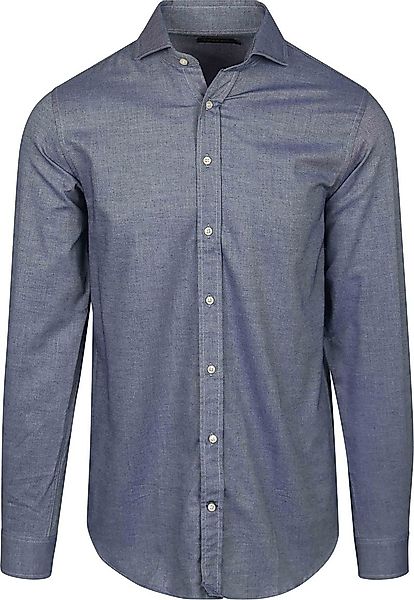 Steppin' Out Hemd Twill Blau  - Größe XXL günstig online kaufen