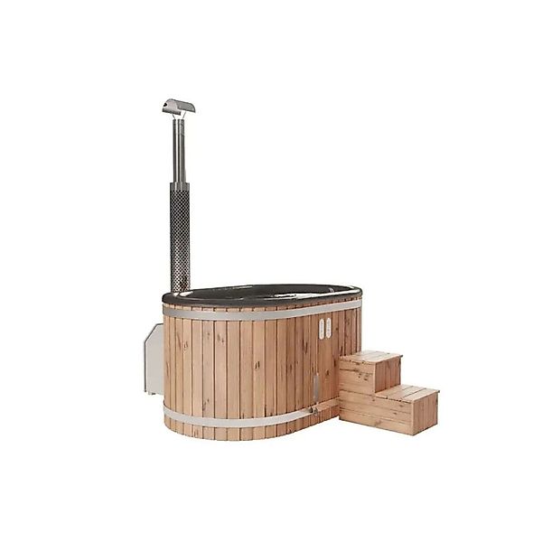 FinnTherm Whirlpool Badefass Holz Stockholm "Spa günstig online kaufen