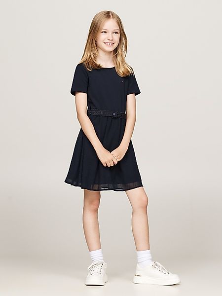 Tommy Hilfiger A-Linien-Kleid HILFIGER PUNTO TULLE günstig online kaufen