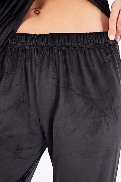 fashionshowcase Schlafanzug Damen Hausanzug aus Samt - Pyjama Set für Herbs günstig online kaufen