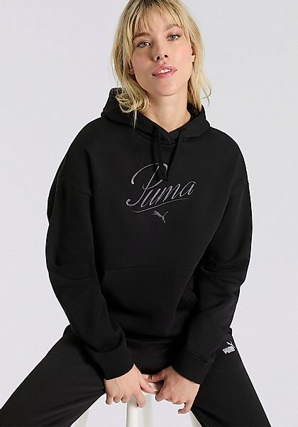 PUMA Kapuzensweatshirt ESS SCRIPT COMFORT HOODIE FL mit Kängurutasche, mit günstig online kaufen