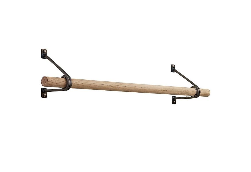 SO-TECH® Wandgarderobe 120 x 150 mm mit Ø 30 mm Kleiderstange aus Holz (Spa günstig online kaufen