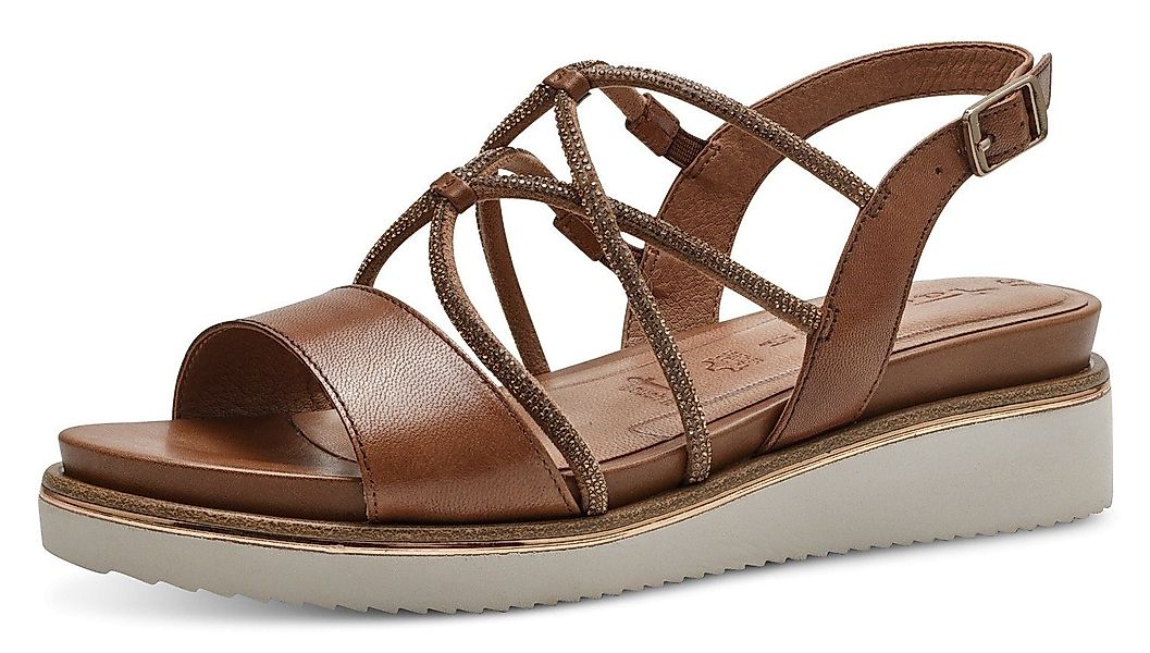 Tamaris Sandalette, Sommerschuh, Sandale, Keilabsatz, mit günstig online kaufen