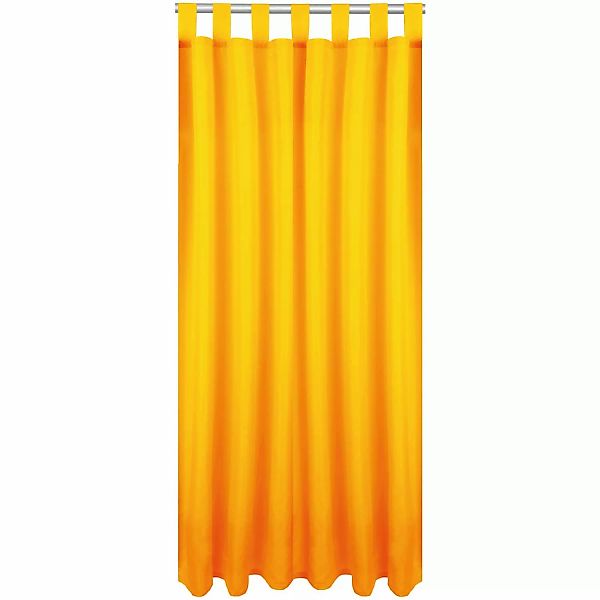 Bestlivings Dekoschal Ellen Schlaufen 140 cm x 245 cm Hellorange günstig online kaufen