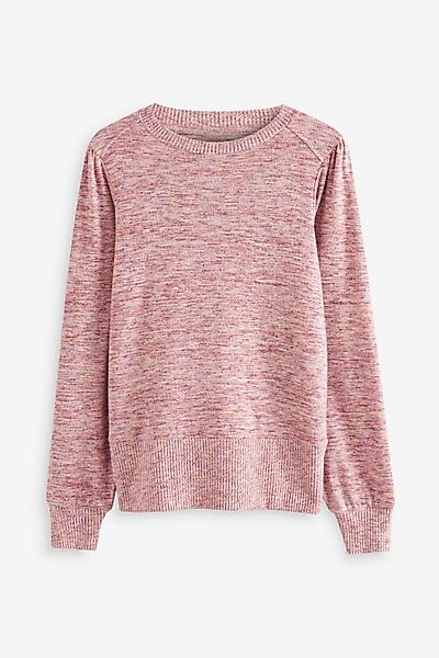 Next Rundhalspullover Leichter Pullover mit Ärmeldetail, günstig online kaufen