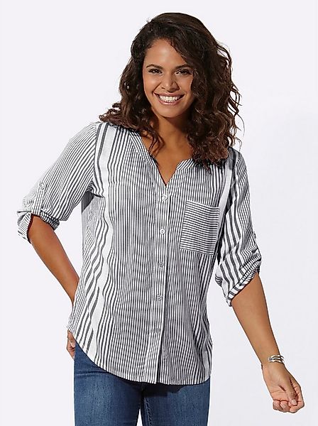 Witt Klassische Bluse Gestreifte Bluse . günstig online kaufen