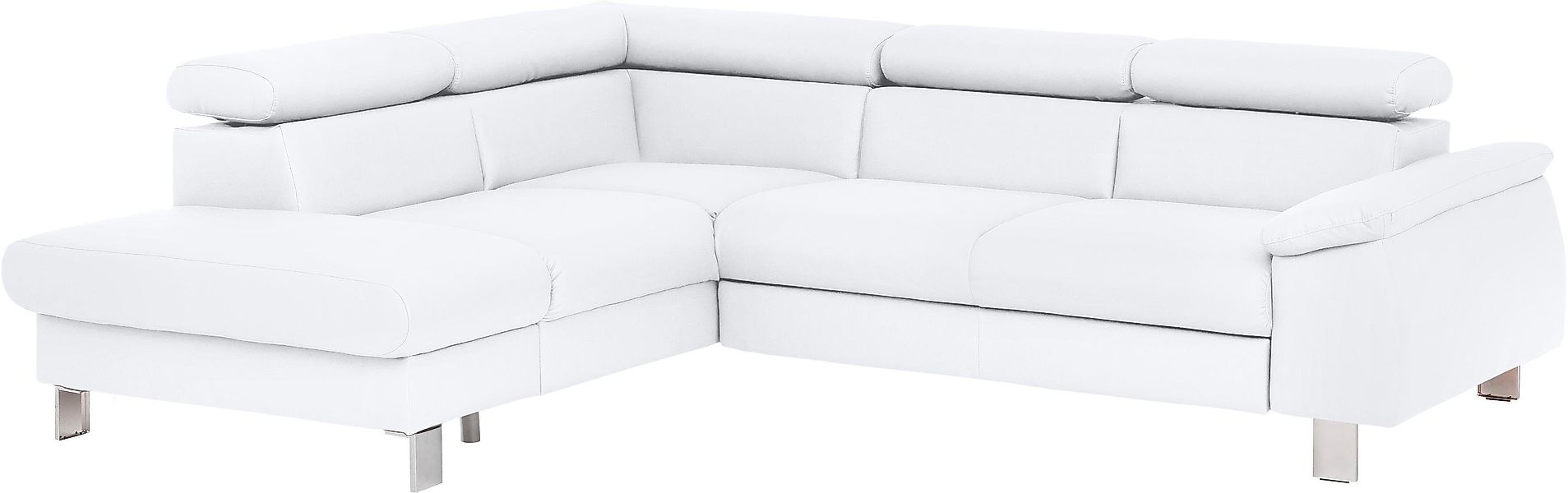 COTTA Ecksofa Komaris L-Form mit Kopfteilverstellung, günstig online kaufen