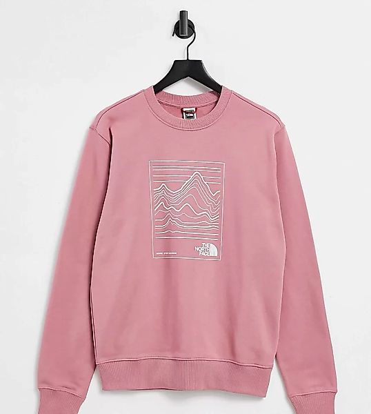 The North Face – Stroke Mountain – Sweatshirt in Rosa, exklusiv bei ASOS günstig online kaufen
