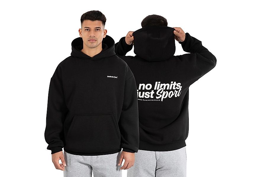 Smilodox Hoodie Fortes, Oversize Kapuzenpullover mit großem Back Print, Swe günstig online kaufen