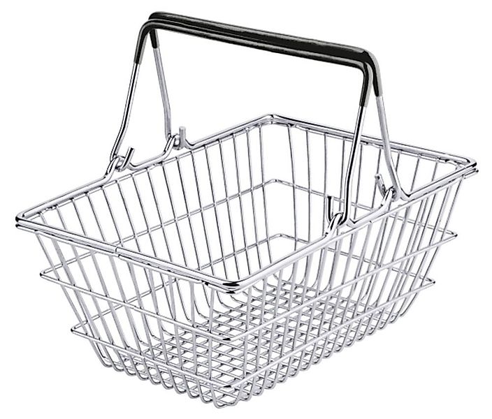 Contacto Einkaufskorb, Mini Einkaufskorb aus verchromtem günstig online kaufen