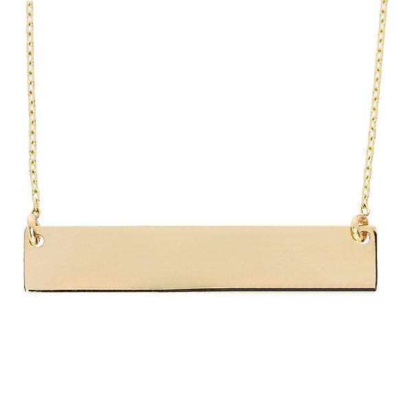 Stella-Jewellery Collier Namenskette mit Gravur Anhänger günstig online kaufen