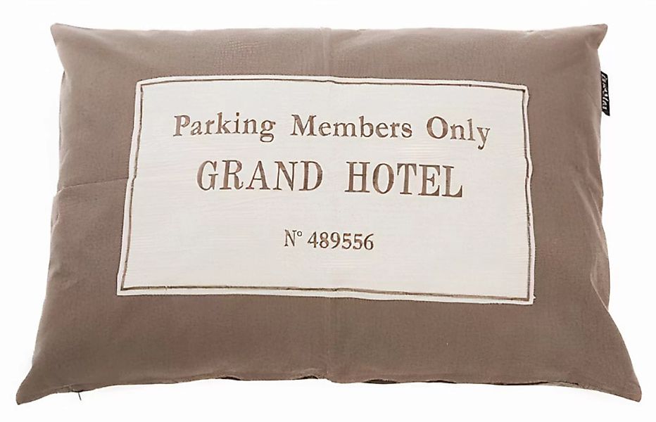 Hundekissen Grand Hotel 70 X 100 Cm Baumwolle Taupe günstig online kaufen