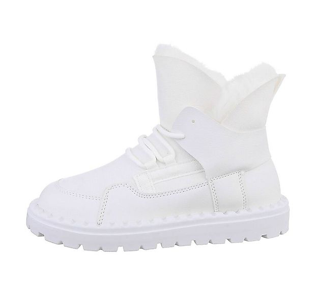 Ital-Design Damen Snowboots Freizeit Snowboots Flach Schnürstiefeletten in günstig online kaufen