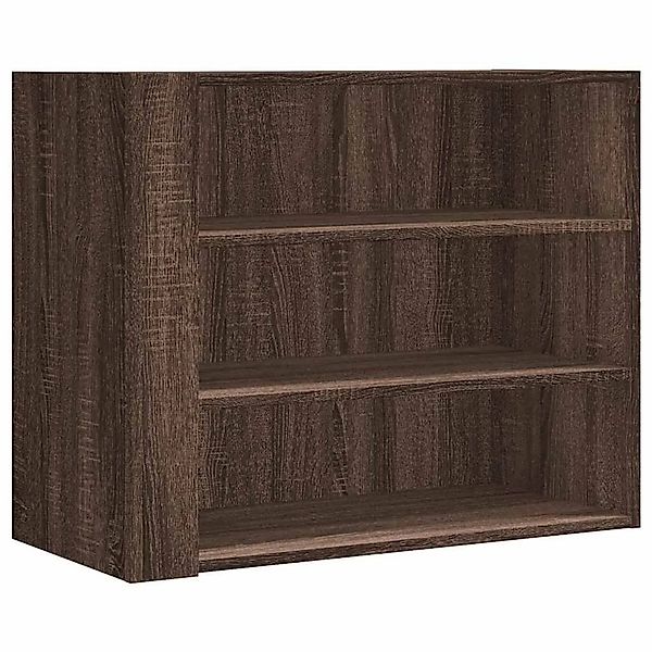vidaXL Wandregal Braun Eichen-Optik 75x35x60 cm Holzwerkstoff 848422 günstig online kaufen