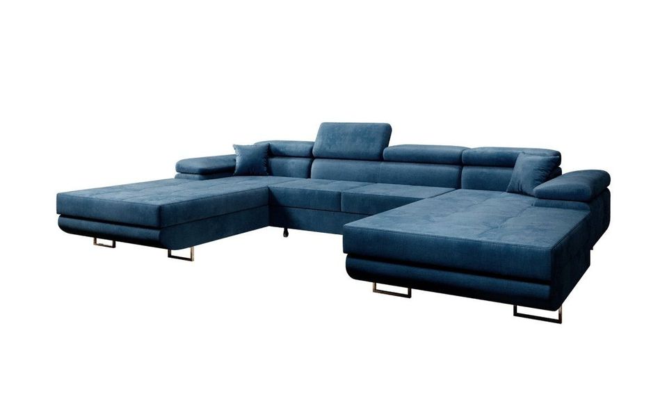 Luxusbetten24 Schlafsofa Designer Sofa Calvera U, günstig online kaufen