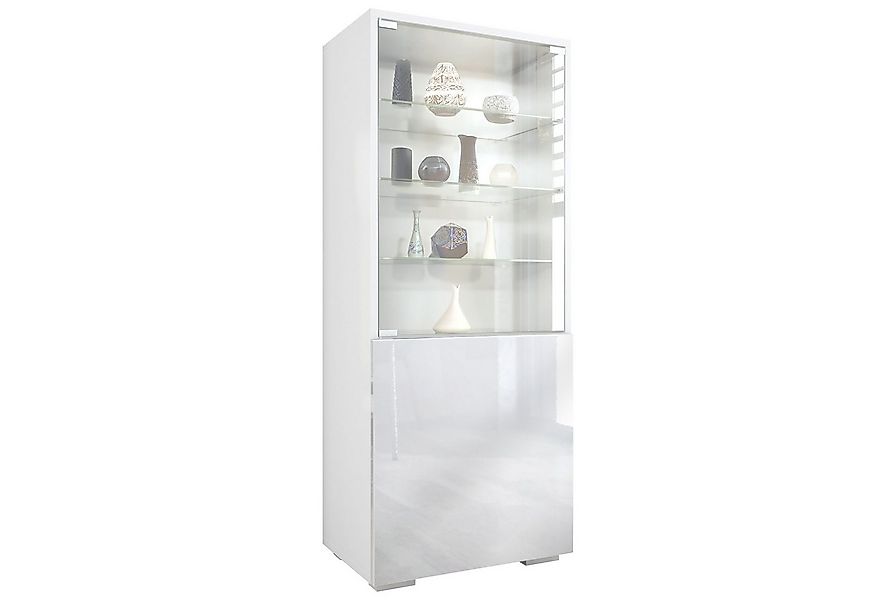 Vladon Standvitrine Granada (Vitrinenschrank, mit Glastür und Glaseinsatz) günstig online kaufen