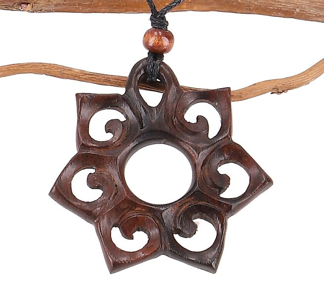 Guru-Shop Perlenkette Ethno Holzschmuck, Halskette, Surferkette günstig online kaufen