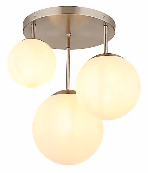 NOWA Deckenleuchte »KOP« E27 1 Stk. Deckenlampe, Glaskugel opal, alabaster günstig online kaufen