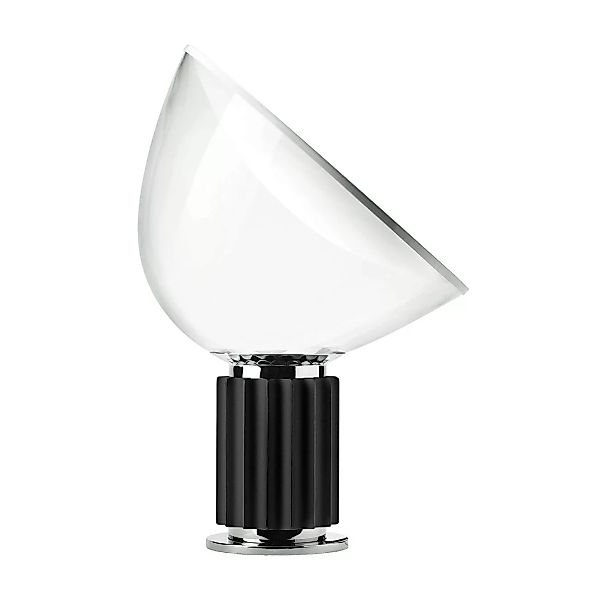 Flos - Taccia LED Tischleuchte - schwarz/eloxiert/H:64,5cm x Ø 49.5cm/2700K günstig online kaufen