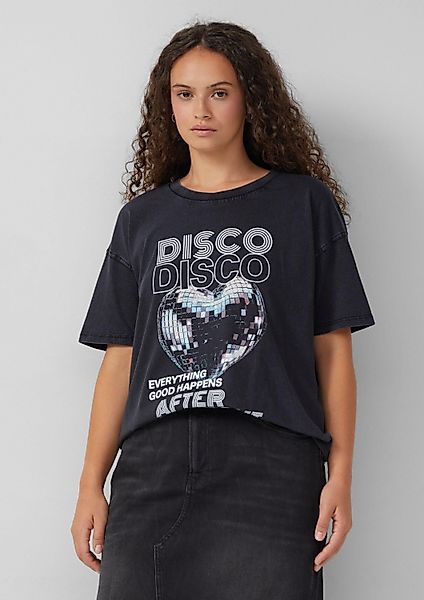 QS Kurzarmshirt T-Shirt T-Shirt mit Print günstig online kaufen