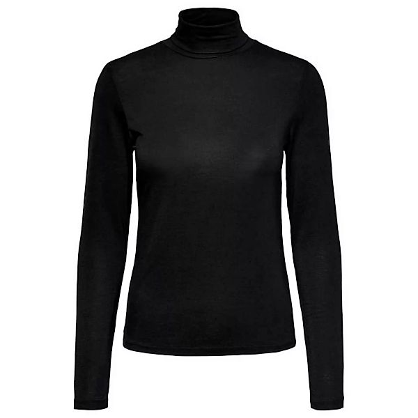 Only Lela Life Roll Neck Langarm-t-shirt XL Black günstig online kaufen