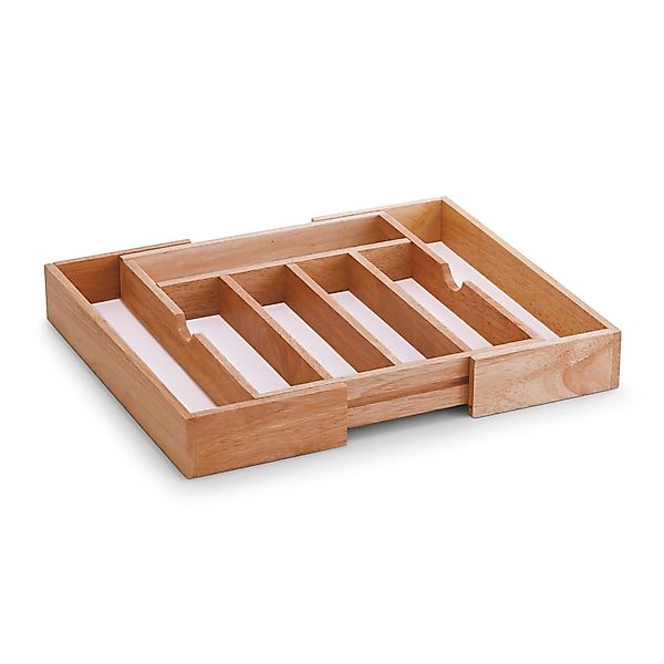 Zeller Besteckkasten Ausziehbar Gummibaum/Melamin 60 cm x 37,5 cm x 32 cm N günstig online kaufen