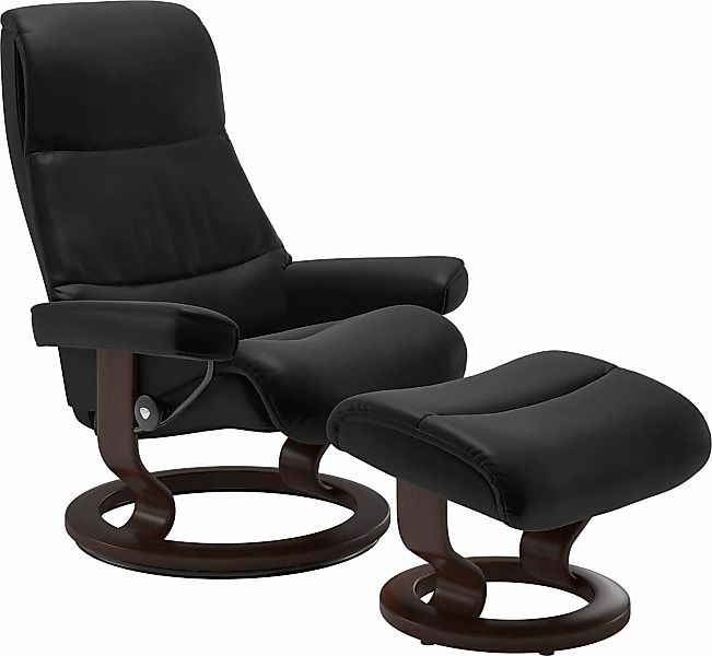 Stressless Relaxsessel "View", mit Classic Base, Größe M,Gestell Braun günstig online kaufen