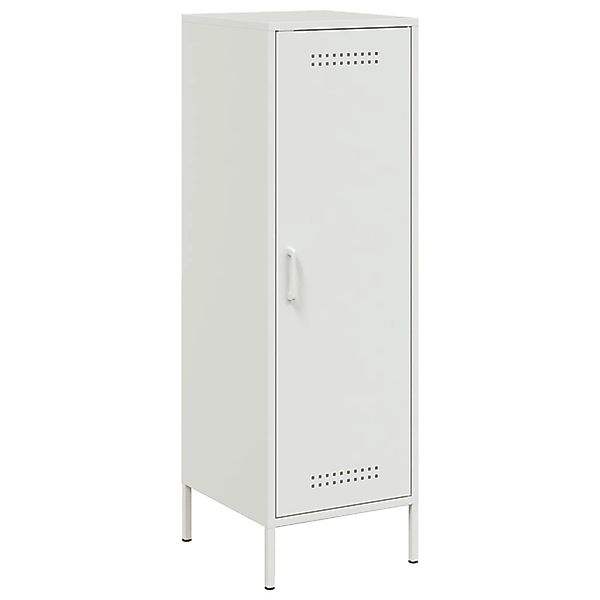vidaXL Highboard Weiß 36x39x113 cm Stahl 843011 günstig online kaufen