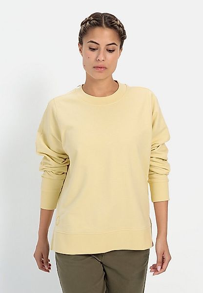camel active Sweatshirt aus reiner Baumwolle Langarm Rundhals günstig online kaufen