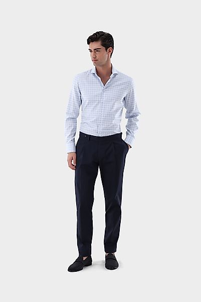 Kariertes Twill Businesshemd Tailor Fit günstig online kaufen