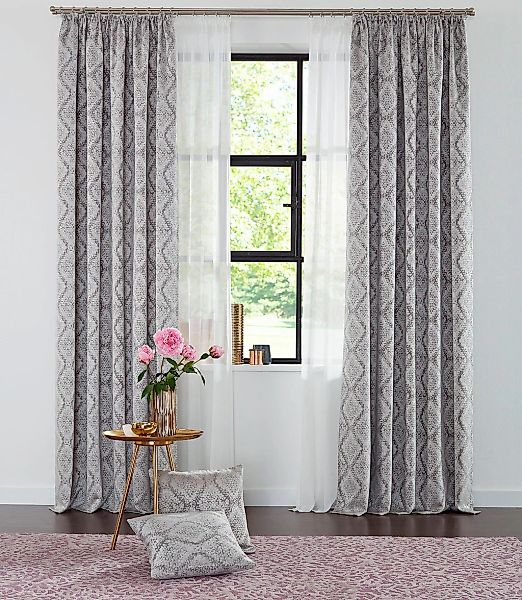 my home Gardine Malin, Kräuselband (2 günstig online kaufen