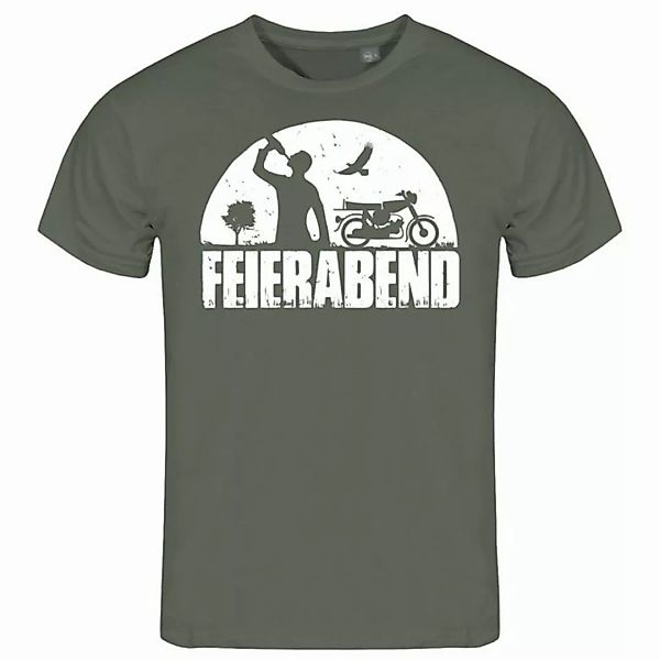 deinshirt Print-Shirt Herren T-Shirt Feierabend Simme Funshirt mit Motiv günstig online kaufen