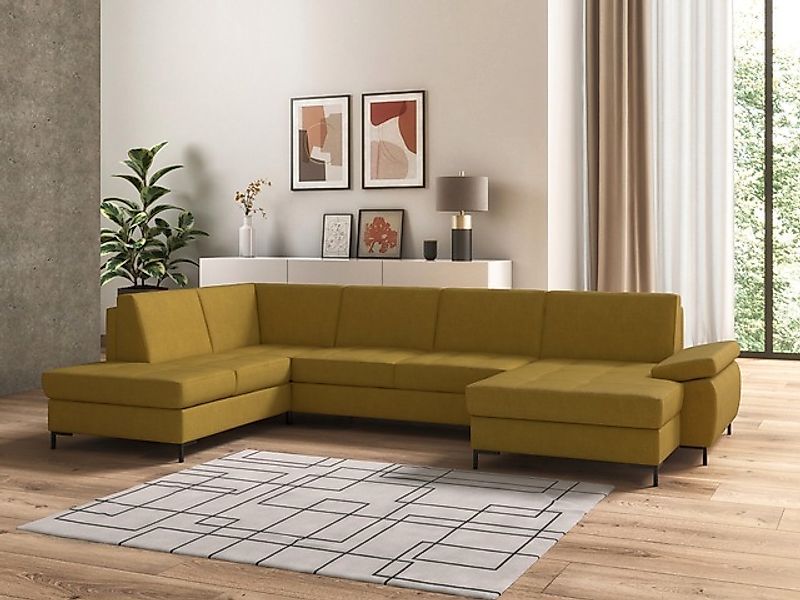 DOMO collection Wohnlandschaft »Capelo, komfortabel, klare Linien zeichnen günstig online kaufen