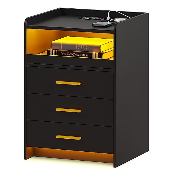 LVifur Nachttisch Smart Nachtschrank 24-farbig dimmbar, günstig online kaufen