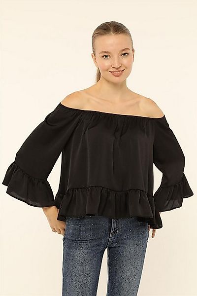 HomeStore Blusentop Elastische Halsbluse günstig online kaufen