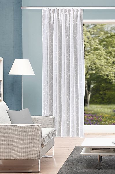 HOME WOHNIDEEN Gardine "DITOS" Multifunktionsband 1 Stk. tlg. Kombibandscha günstig online kaufen