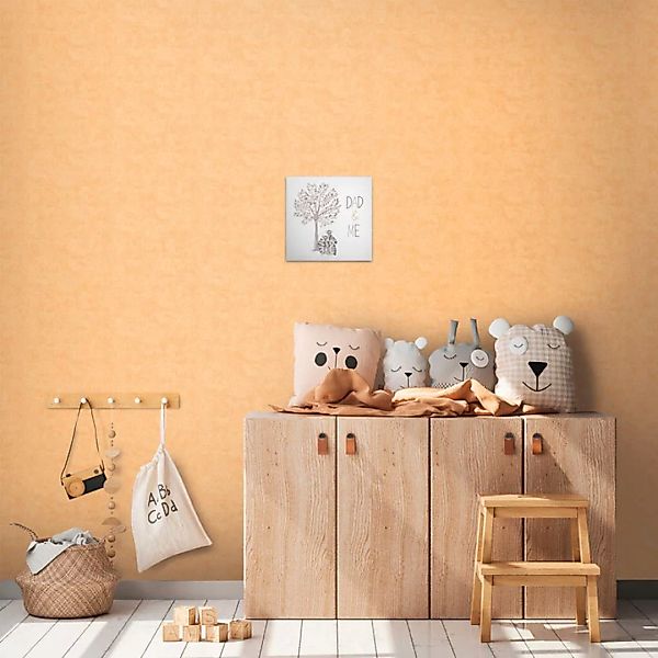 A.S. Création Leinwandbild "Fam Portrait 3 - Wandbild Beige Grau Keilrahmen günstig online kaufen