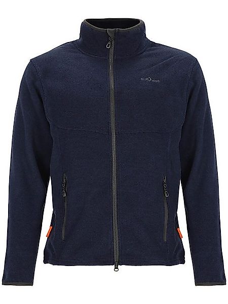 Blue Wave Fleecejacke Herren Jacke Marco in Streifenoptik mit Stehkragen un günstig online kaufen