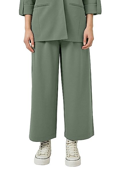 QS Culotte Sommerhose mit Knopf-Design am Gummibund günstig online kaufen