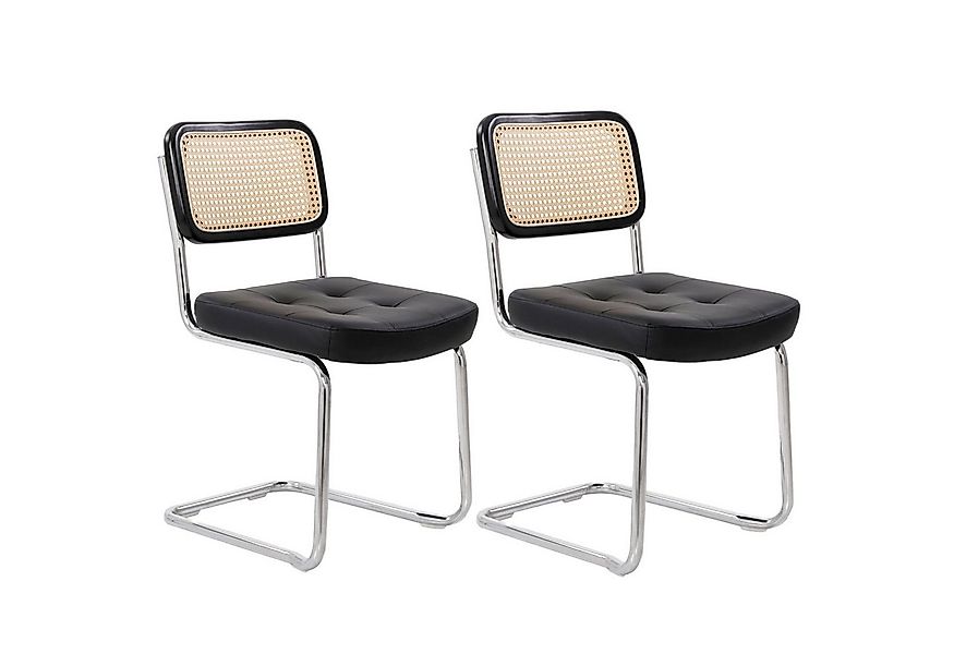 SEHAUSEU Freischwinger Schwingstuhl Esszimmerstuhl Bürostuhl (Set, 2 St) Be günstig online kaufen