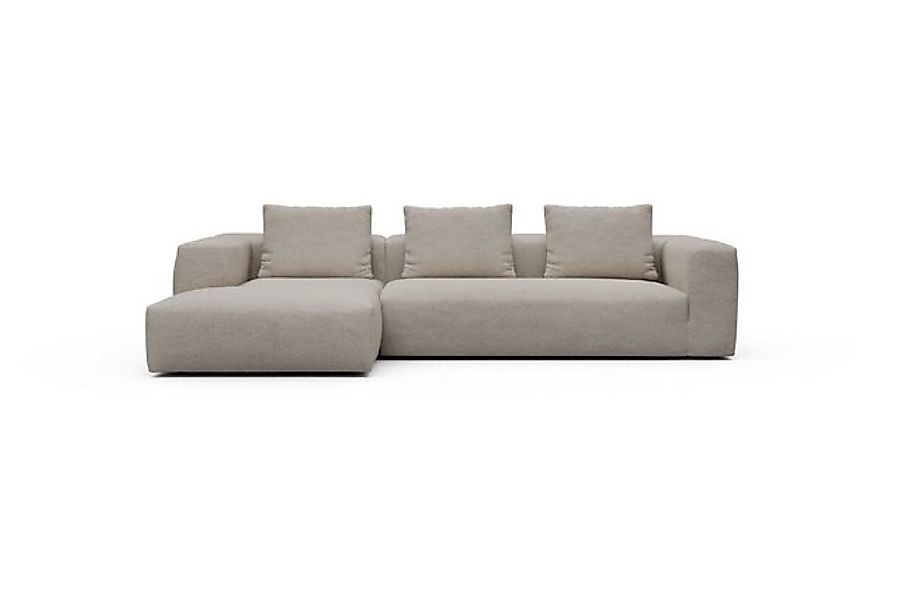 moebelfaktor Ecksofa Fred Chaiselongue links mit 2,5-Sitzer, Modular, tief, günstig online kaufen