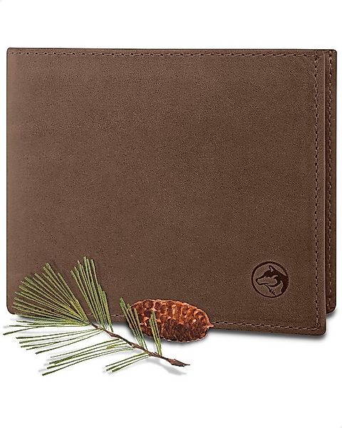 Wolfstrøm Geldbörse Herren Leder 'Nørge' – Tri-Fold Herren-Portemonnaie RFI günstig online kaufen