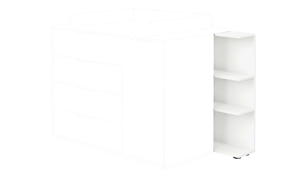 PAIDI Unterstellregal  Lieven ¦ weiß ¦ Maße (cm): B: 45 H: 92,4 T: 21.3 Reg günstig online kaufen